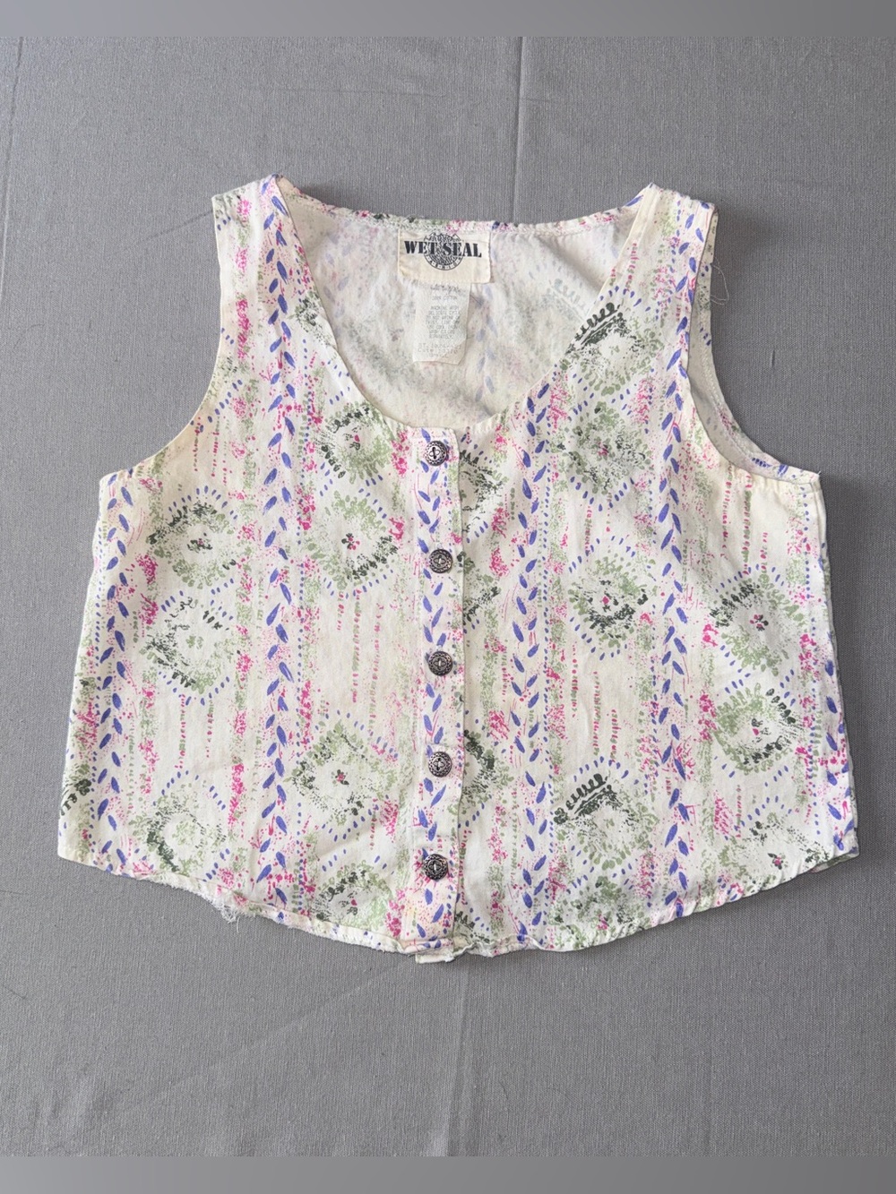 Vintage Wet Seal 90’s Cotton Tank Top Floral